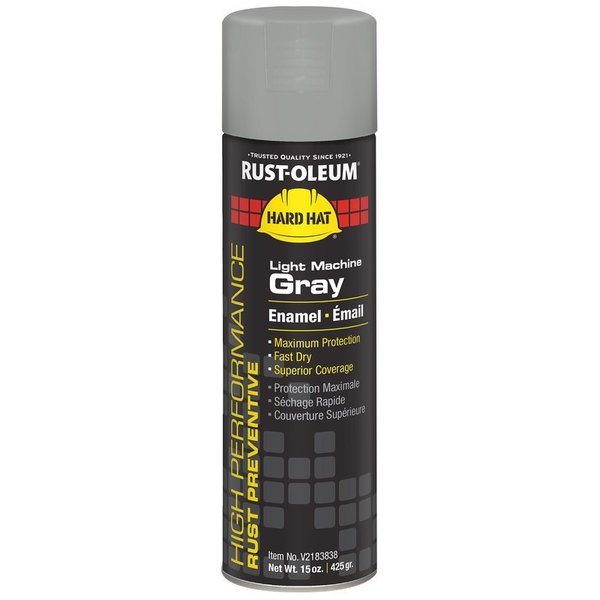 Krud Kutter Rust-Oleum High Performance Indoor and Outdoor Gloss Light Machine Gray Enamel Spray Paint 15 oz V2183838